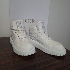Dior D-PLAYER Sneakers. White, Size 39